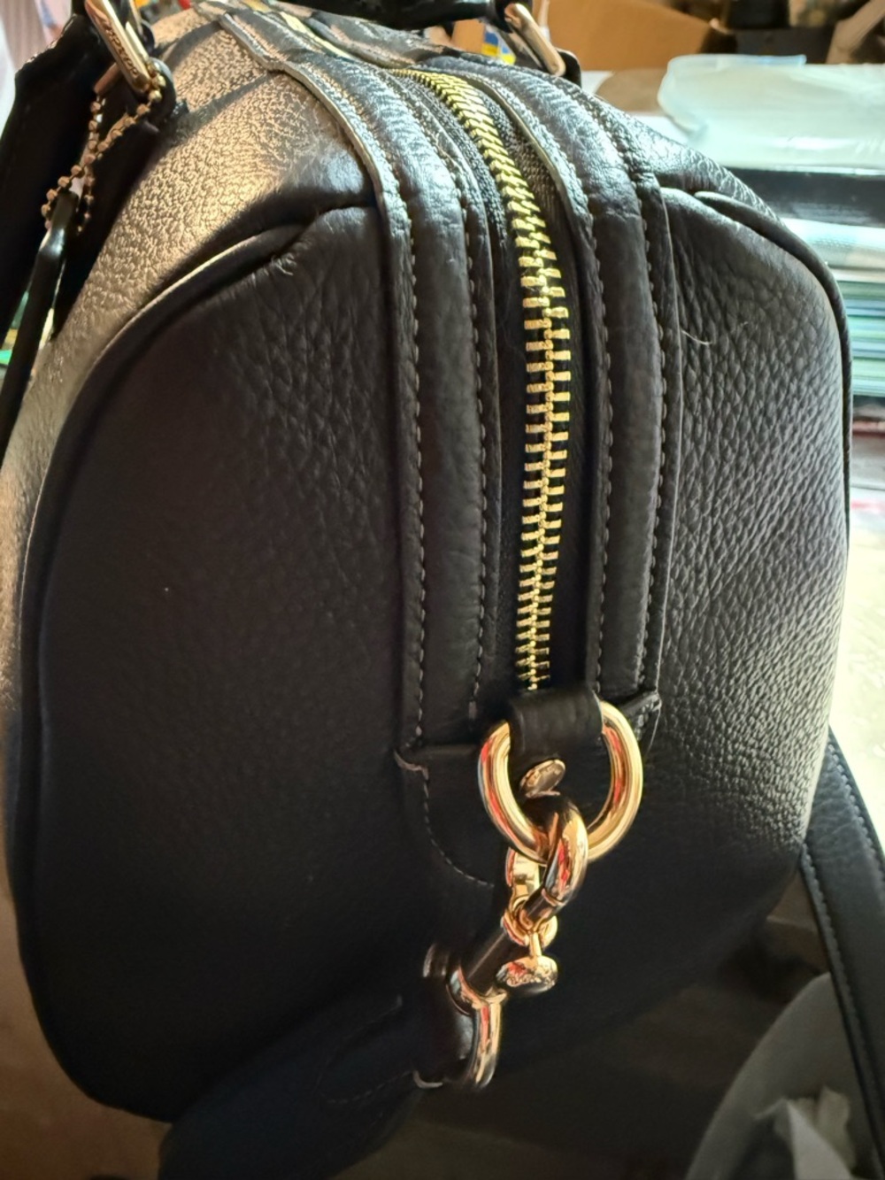 Coach Outlet Rowan Large Satchel Bag - Picture 7 of 9